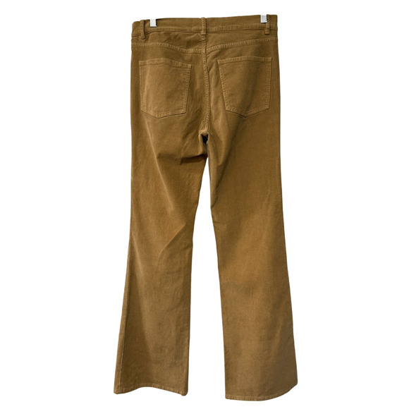NEW! Nili Lotan 6 Celia Bootcut CORDUROY Pants Mid Rise Bootcut Camel Tan - Picture 4 of 9